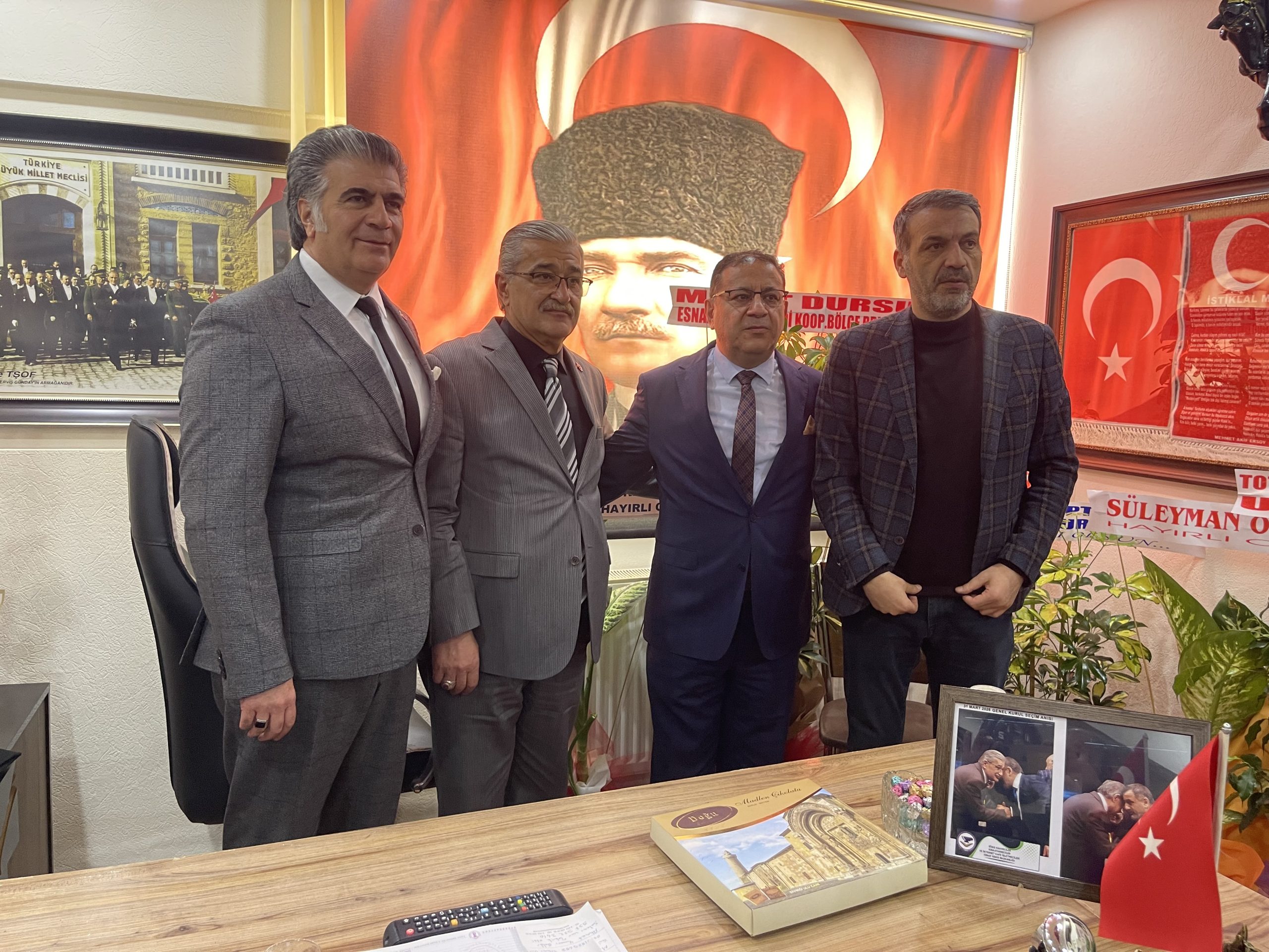 Sivas Kahveciler Odası’na Tebrik Ziyareti