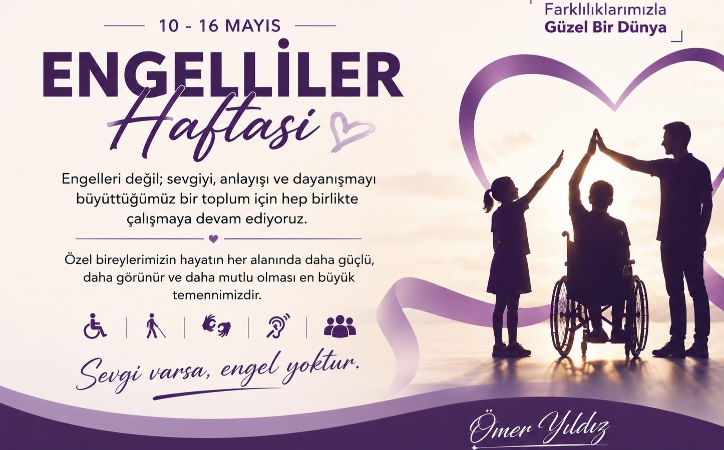 10-16 MAYIS ENGELLİLER HAFTASI