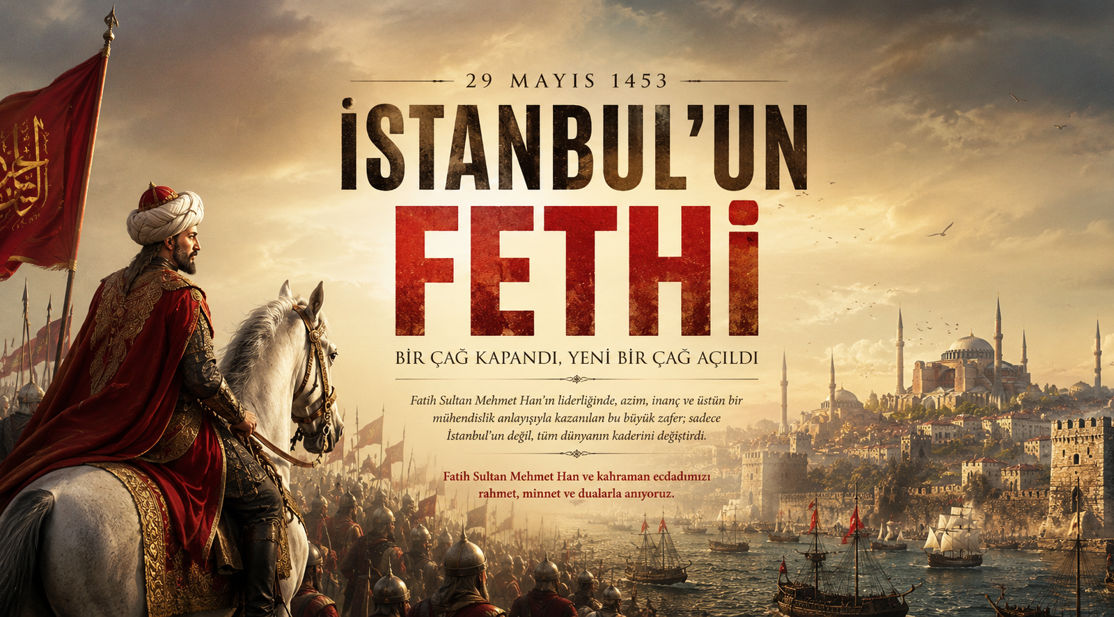 İstanbul’un Fethi: Bir Çağın Kapanışı, Yeni Bir Medeniyetin Doğuşu