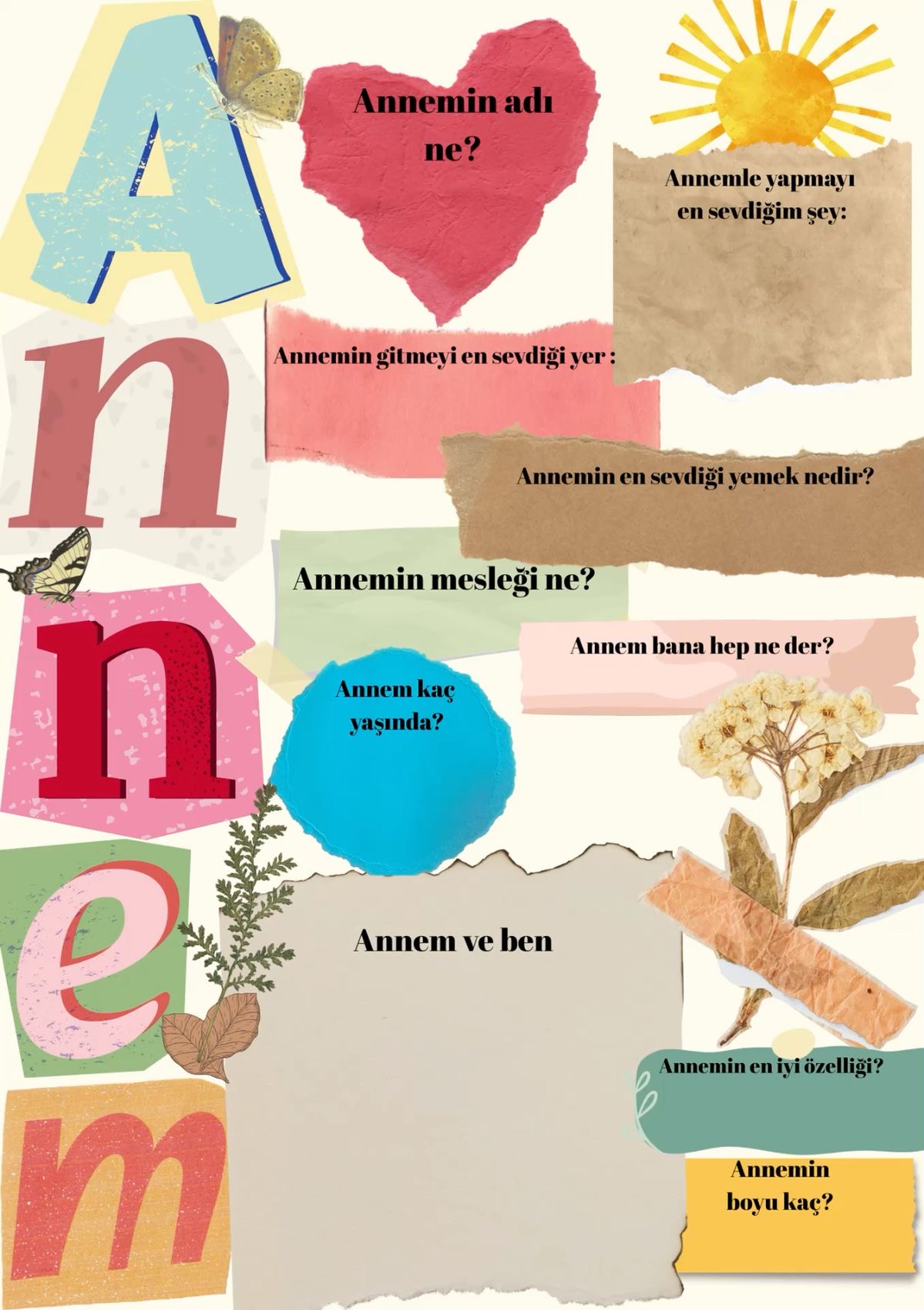 🌸 Bir Ömür Fedakârlığın Adı: Anne 🌸