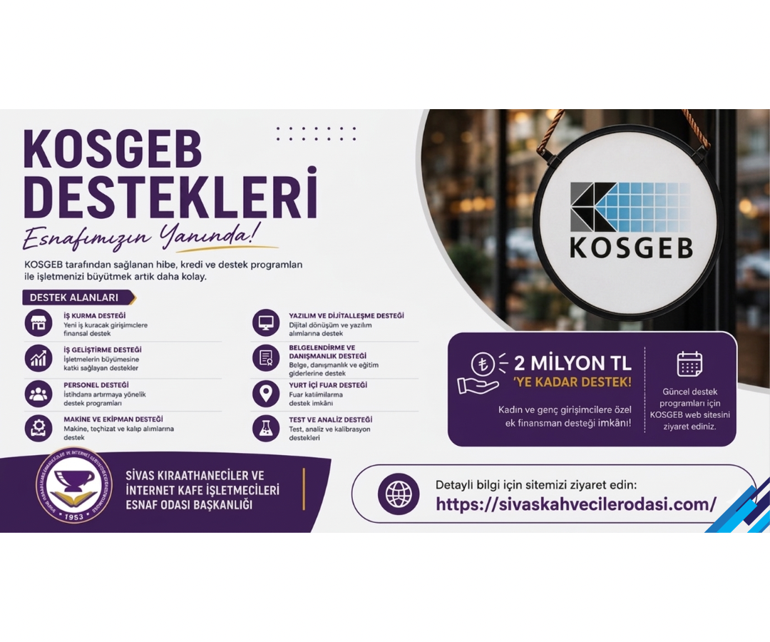 Esnafımıza Güç Katacak Destekler