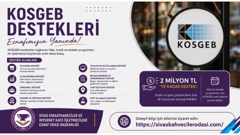 Esnafımıza Güç Katacak Destekler